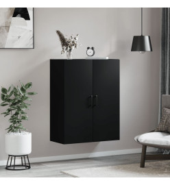 Armoire murale noir 69,5x34x90 cm