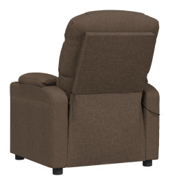 Fauteuil de massage Marron Tissu