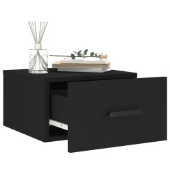 Tables de chevet murales 2 pcs noir 35x35x20 cm