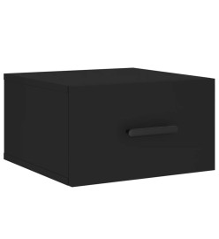 Tables de chevet murales 2 pcs noir 35x35x20 cm