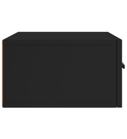 Tables de chevet murales 2 pcs noir 35x35x20 cm