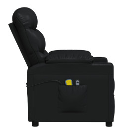 Fauteuil de massage Noir Similicuir