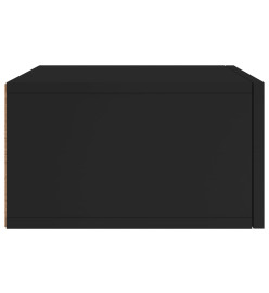 Tables de chevet murales 2 pcs noir 35x35x20 cm