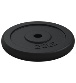 Plaque de poids 20 kg Fonte