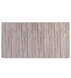 Tapis d'extérieur Marron 120x180 cm PP