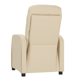 Fauteuil de massage Crème Tissu