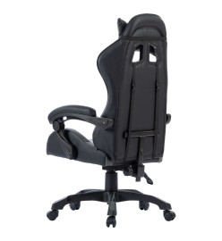 Fauteuil de jeux vidéo Gris Similicuir