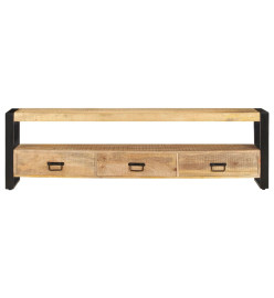 Meuble TV 150x30x45 cm Bois solide de manguier