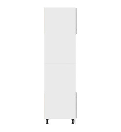 Armoire à micro-ondes Sonoma gris 60x57x207 cm