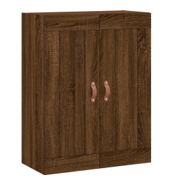 Armoire murale chêne marron 69,5x34x90 cm bois d'ingénierie