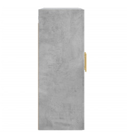 Armoire murale gris béton 69,5x34x90 cm bois d'ingénierie