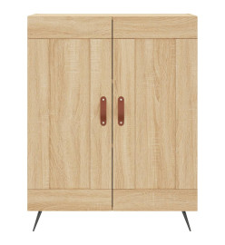 Buffet haut Chêne sonoma 69,5x34x180 cm Bois d'ingénierie