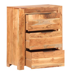 Buffet 59x33x75 cm Bois d'acacia massif