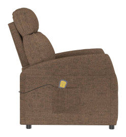 Fauteuil de massage Marron Tissu