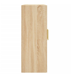 Armoires murales 2 pcs chêne sonoma bois d'ingénierie