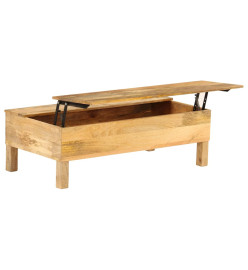 Table basse Bois de manguier massif 110 x 55 x 35 cm