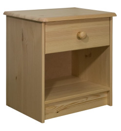 Table de chevet 41x30x42 cm Bois de pin solide