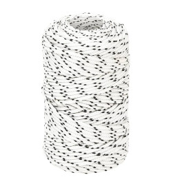 Corde de bateau tressé Blanc 2 mmx500 m Polyester