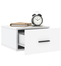 Tables de chevet murales 2 pcs blanc 35x35x20 cm