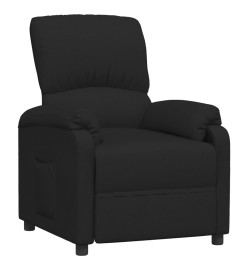 Fauteuil inclinable Noir Tissu