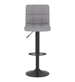 Tabouret de bar Gris clair Tissu