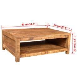 Table basse Bois massif de manguier