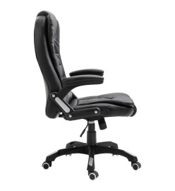 Chaise de bureau Noir Similicuir