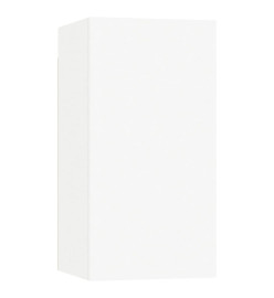 Ensemble de meuble TV 6 pcs Blanc Aggloméré