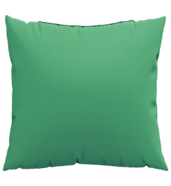 Coussins décoratifs 4 pcs vert 40x40 cm tissu