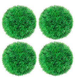 Boules de buis artificielles 4 pcs 12 cm