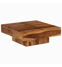 Table basse 80x80x30 cm bois d'acacia massif