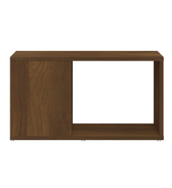 Meuble TV Chêne marron 60x24x32 cm Bois d'ingénierie