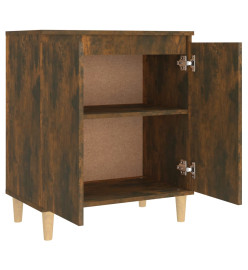 Buffet Chêne fumé 60x35x70 cm Bois d'ingénierie