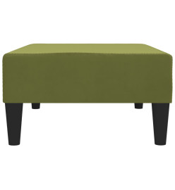 Repose-pied Vert clair 78x56x32 cm Velours