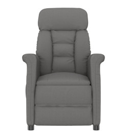 Fauteuil inclinable Gris foncé Similicuir daim