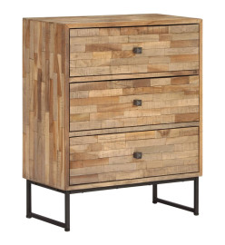 Buffet Bois de teck recyclé 60 x 30 x 75 cm