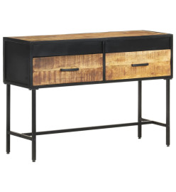 Table console 110x35x75 cm Bois de manguier brut