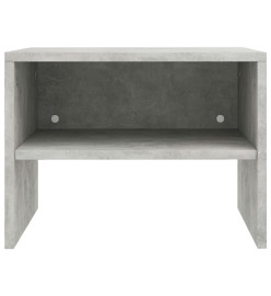 Table de chevet Gris béton 40 x 30 x 30 cm Aggloméré