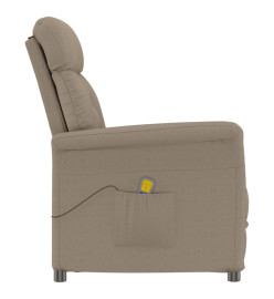 Fauteuil de massage Taupe Similicuir daim