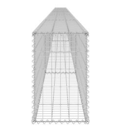 Mur en gabion avec couvercles Acier galvanisé 900x30x50 cm