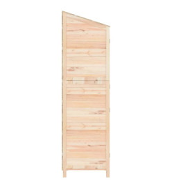 Remise de jardin 102x52x174,5 cm Bois de sapin solide