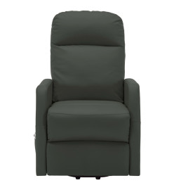 Fauteuil de massage Anthracite Similicuir