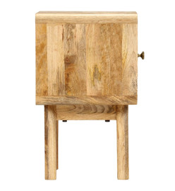 Table de chevet Bois de manguier massif 40x30x49 cm