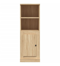 Buffet haut chêne sonoma 36x35,5x103,5 cm bois d'ingénierie