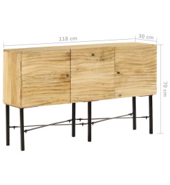 Buffet Bois de manguier massif 118 x 30 x 70 cm