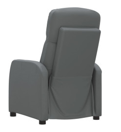 Fauteuil inclinable Anthracite Similicuir