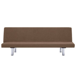 Canapé-lit Taupe Polyester Canapé-lit Marron Polyester