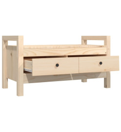 Banc d'entrée 80x40x43 cm Bois de pin massif