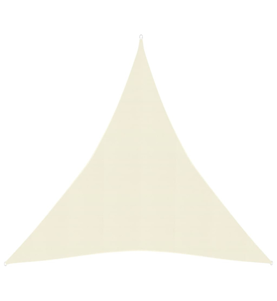 Voile d'ombrage 160 g/m² Crème 4x5x5 m PEHD