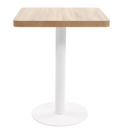 Table de bistro Marron clair 60x60 cm MDF